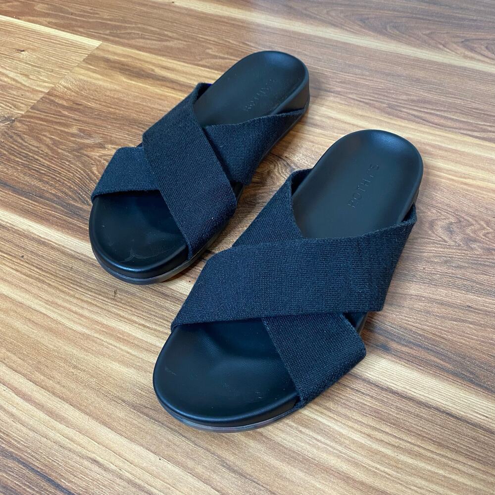 ROTHY’S The Weekend Slide Sandal In Black Size Womens 9 - Picture 10 of 10